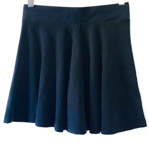 1901 Nordstrom Rack Juniors' Size M ( 8 / 10 ) Mini Skirt Flare Solid Deep Black